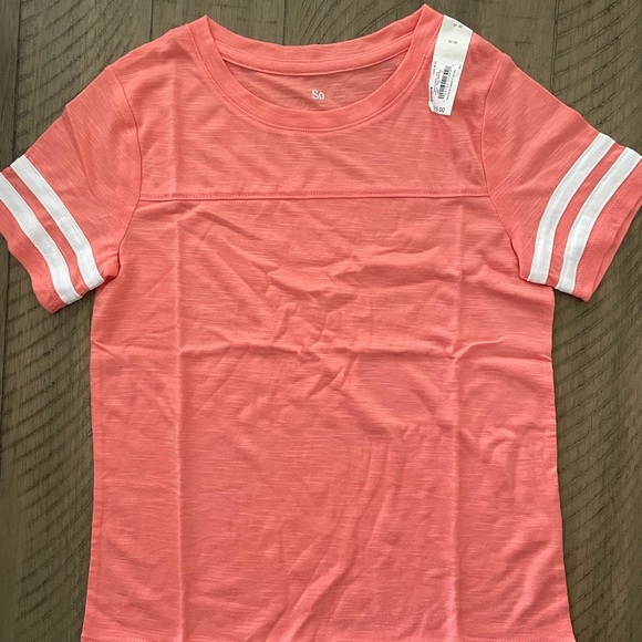 Bundle of Kids Favorite Varsity Tee Shirts size 8- Yellow Pink Blue Turquoise - Picture 6 of 9